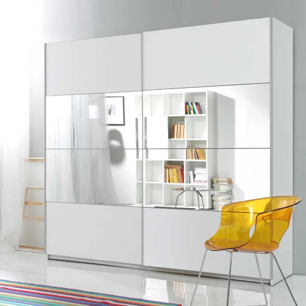 Outlet 180 cm Schwebetuerenschrank Mezzo Jugendkleiderschrank|Schiebetürenschränke