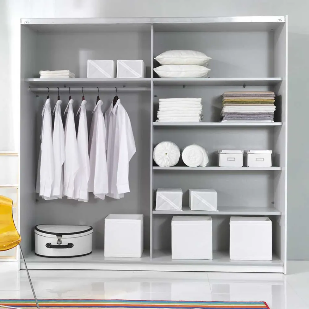 Outlet 180 cm Schwebetuerenschrank Mezzo Jugendkleiderschrank|Schiebetürenschränke