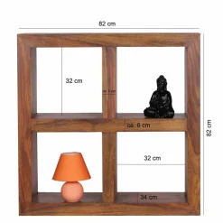 New 4 Fächer Regal Arendal Wohnzimmerregale|Bücherregale