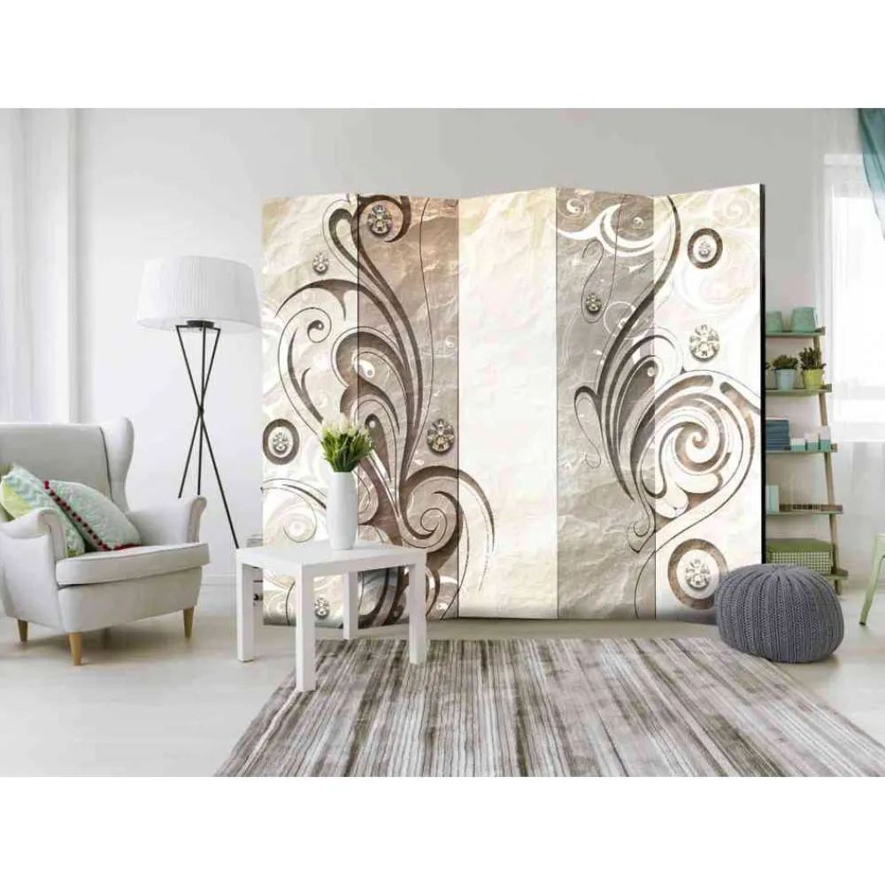 5 teiliger Paravent Kenoia*Pharao24 New