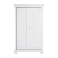 Outlet Abschließbarer Kleiderschrank Rioja Massivholzmöbel|Drehtürenschränke