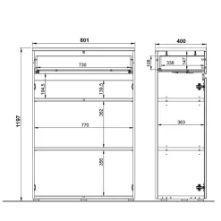 Clearance Aktenschrank Charin Büroschränke|Aktenschränke