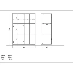 Aktenschrank Nastia*Pharao24 Clearance
