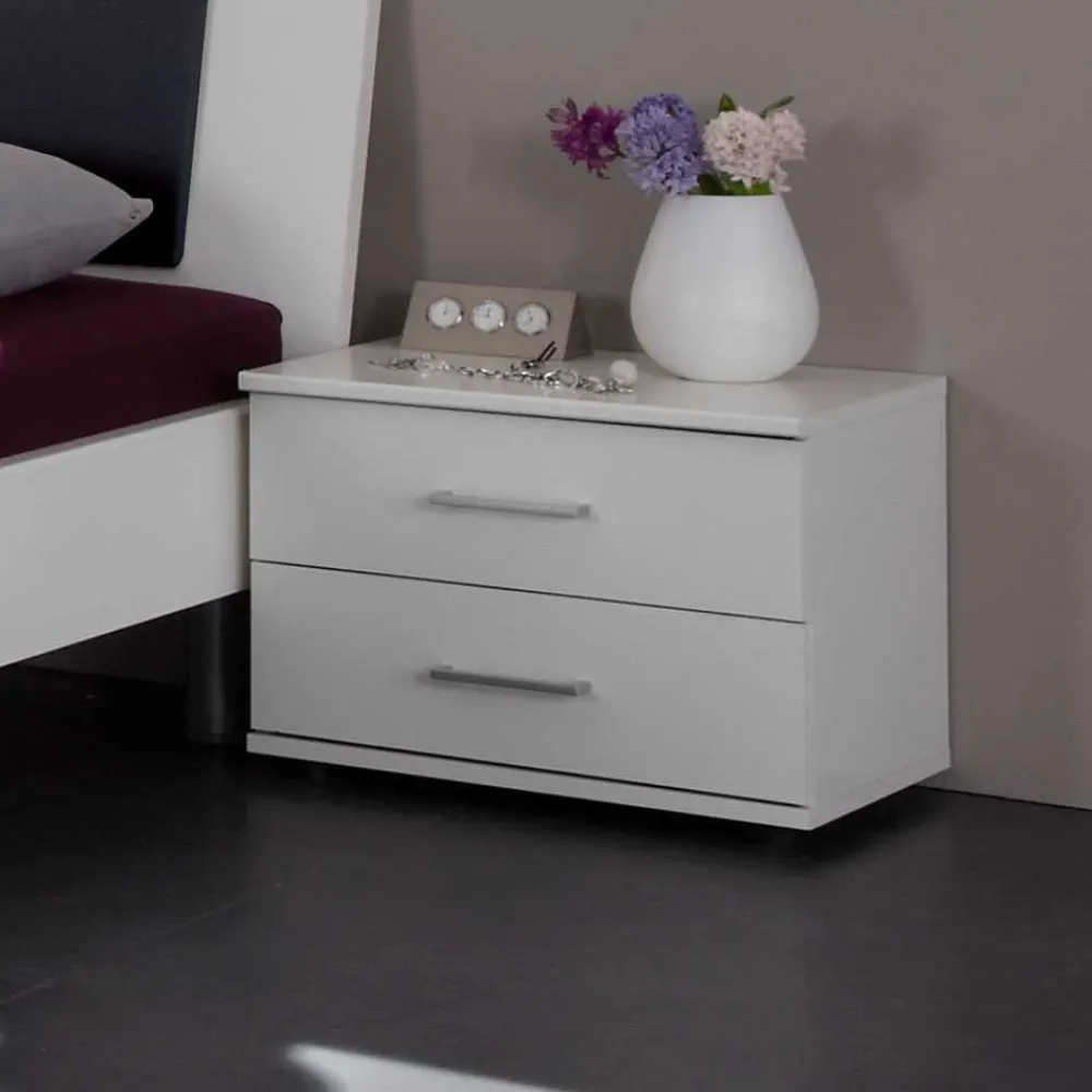 Alpinweiße Nachtkommode Nanylea*Pharao24 Hot