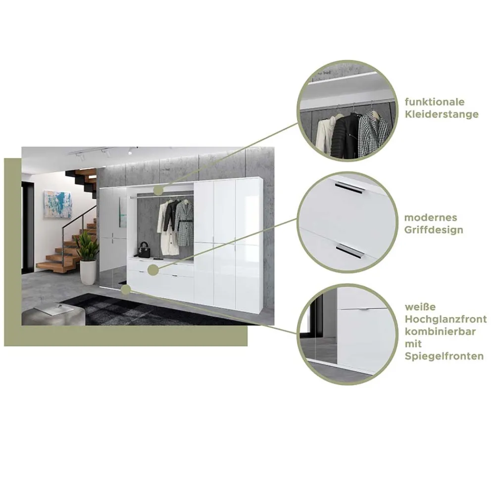 Anbauwand Garderobe Ridonner*Pharao24 Discount