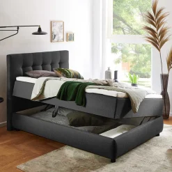 Anthrazit Boxbett Ambrosso*Pharao24 Online