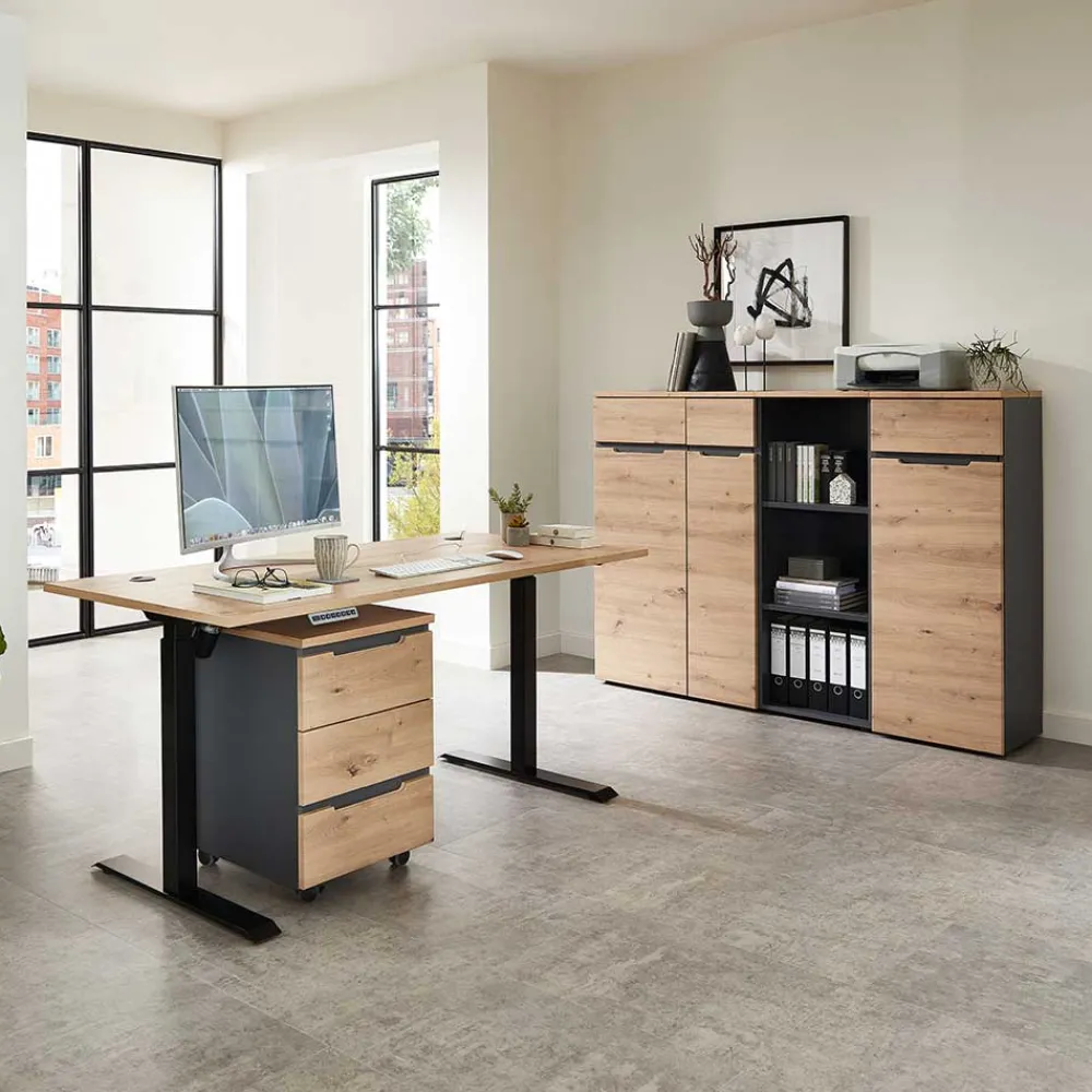 New Arbeitszimmermöbel Set Esdravos Büromöbel Sets