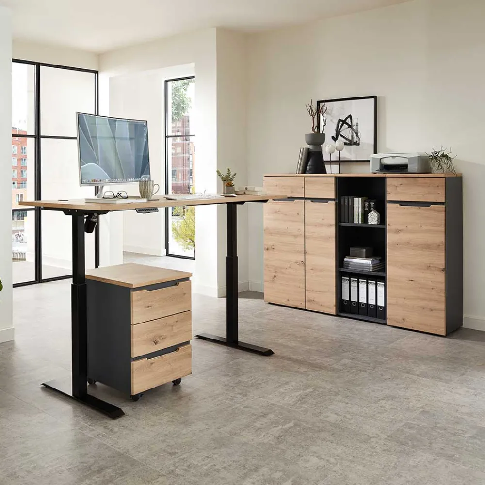 New Arbeitszimmermöbel Set Esdravos Büromöbel Sets