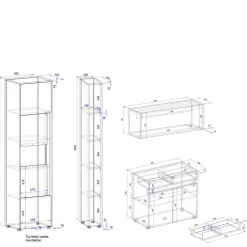 Arbeitszimmermöbel Set Rascian*Pharao24 Discount