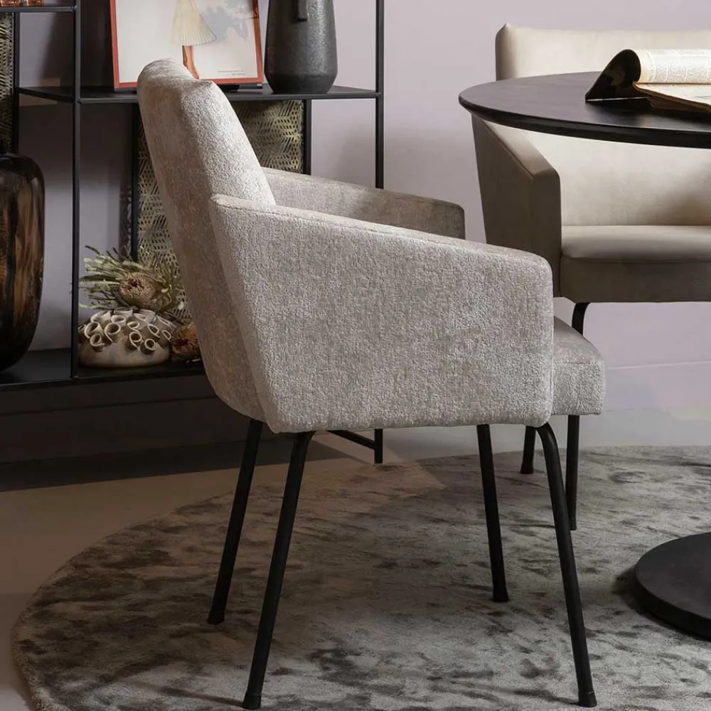 Armlehner Beige-Grau Volgan*Pharao24 Best