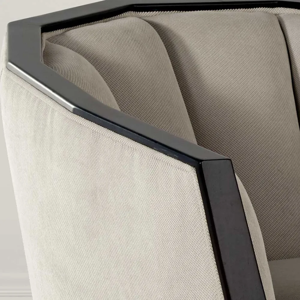 New Art Deco Stil Sessel Diziana Polstermöbel|Wohnzimmer Sessel