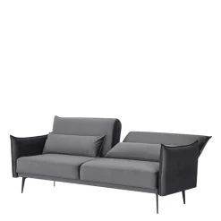 Best Ausklappbares Sofa Samt Calexia 3 Sitzer Sofa|Schlafsofas