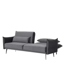 Best Ausklappbares Sofa Samt Calexia 3 Sitzer Sofa|Schlafsofas