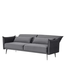 Best Ausklappbares Sofa Samt Calexia 3 Sitzer Sofa|Schlafsofas