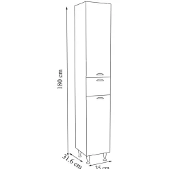 Bad Hochschrank Exmadura*Pharao24 New