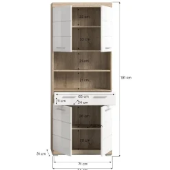 Bad Hochschrank Kwesina*Pharao24 New
