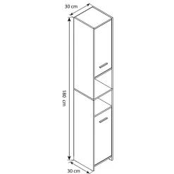 Bad Hochschrank Panales*Pharao24 Online