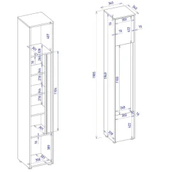 Bad Hochschrank Rascian*Pharao24 Discount