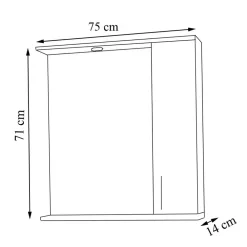 Sale Bad Spiegelschrank weiß Pididos Badezimmerschränke|Bad Unterschränke