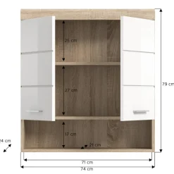Badezimmer Hängeschrank Kwesina*Pharao24 Best