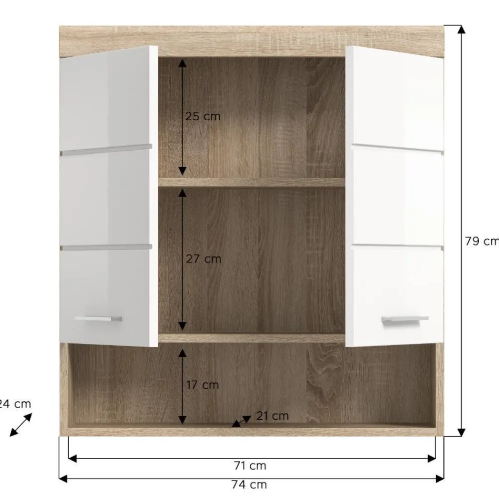 Badezimmer Hängeschrank Kwesina*Pharao24 Best