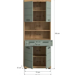 Badezimmer Hochschrank Martinez*Pharao24 New