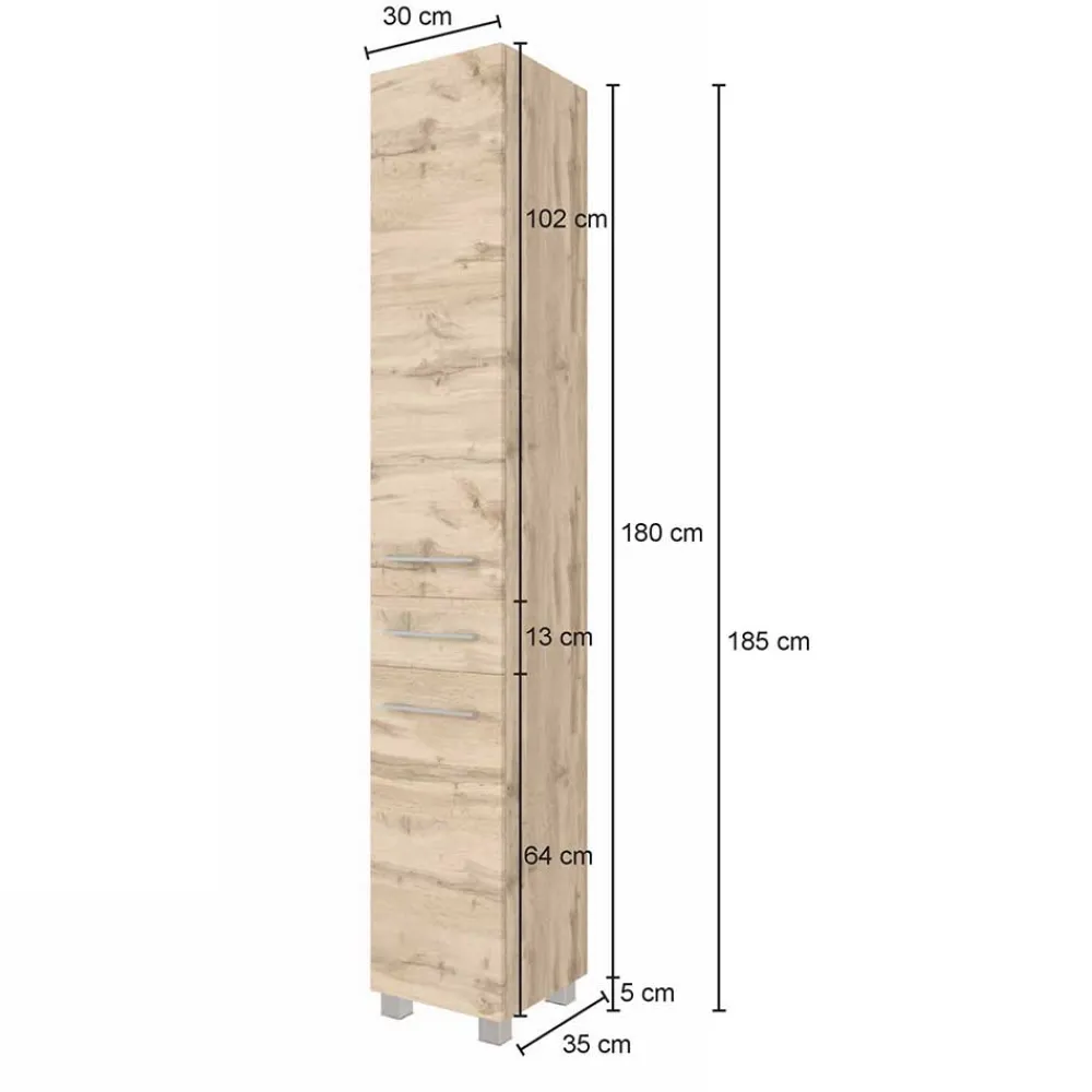 Badezimmer Seitenschrank Vidorella*Pharao24