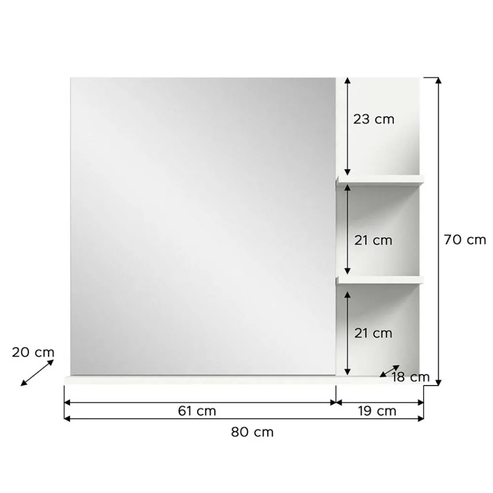 Badezimmer Spiegel Liss Wandspiegel|Bad Spiegel