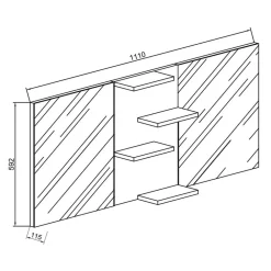 Badezimmer Spiegel modern Larosca*Pharao24 Outlet