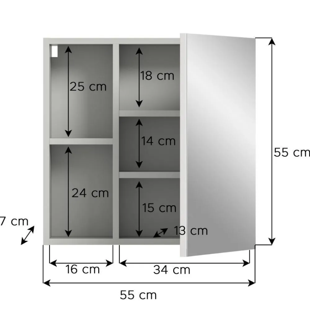 Badezimmer Spiegelschrank Ladidas*Pharao24 Hot