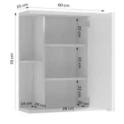 Badezimmer Spiegelschrank Evinele*Pharao24 Outlet