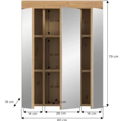 Badezimmer Spiegelschrank Martinez*Pharao24 Online