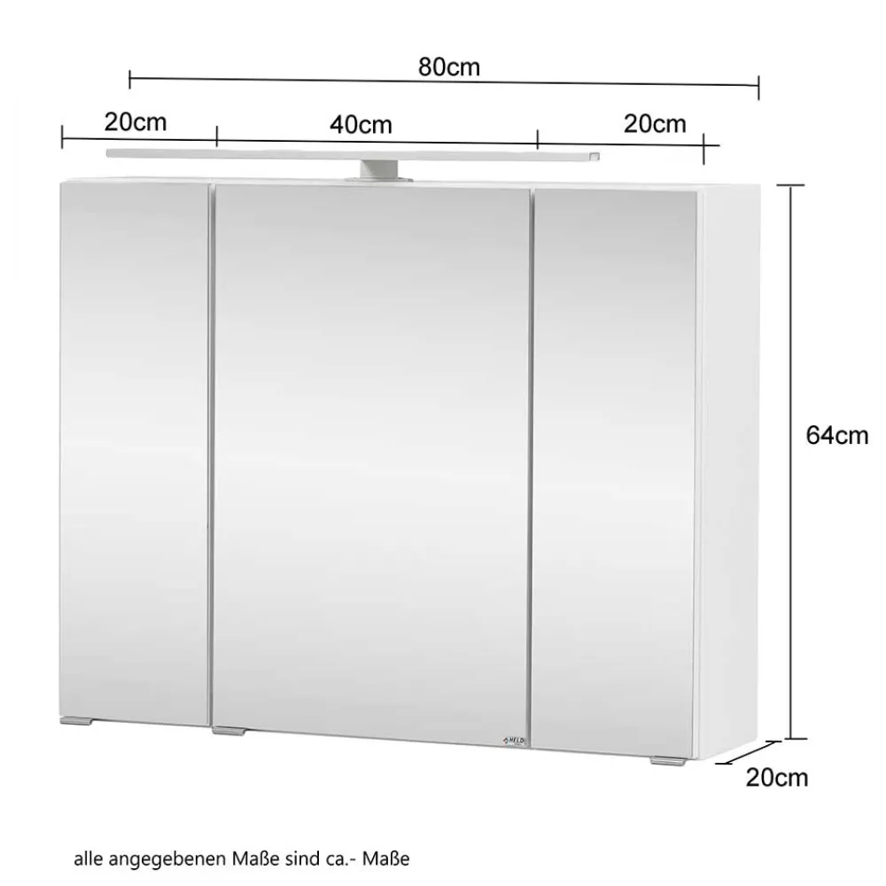 Badezimmer Spiegelschrank Isdrina*Pharao24 Online