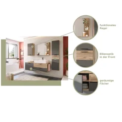 Outlet Badezimmerhochschrank Faneno Badezimmerschränke|Bad Hängeschränke