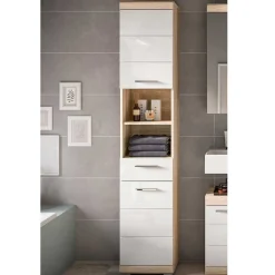 Outlet Badezimmerhochschrank Kwesina Badezimmerschränke|Bad Hochschränke