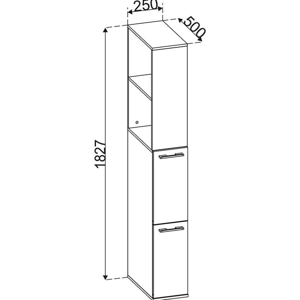 Badezimmerhochschrank Laredo*Pharao24 New