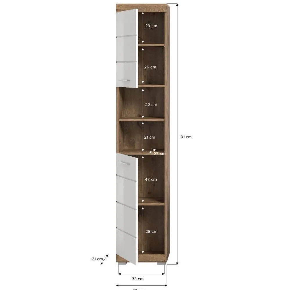 Badezimmerhochschrank Silba*Pharao24 Discount