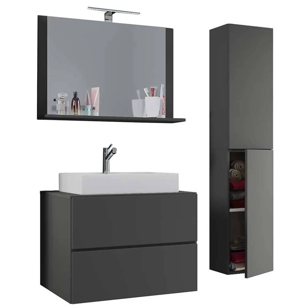 Badezimmermöbel Set hängend Kanmura Badmöbel Sets