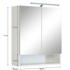 Badezimmermöbel Set Mosiana*Pharao24 New