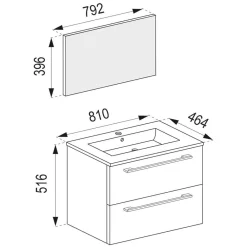 Best Badezimmermöbelset schwarz Bonsai Badmöbel Sets