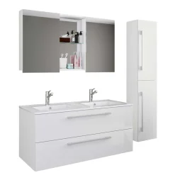 Best Badezimmermöbelset weiß Dango Badmöbel Sets