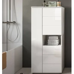 Discount Badezimmermidischrank Adeass Bad Hochschränke