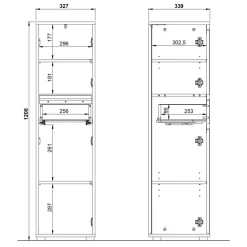 Badezimmermidischrank Craim*Pharao24 Online