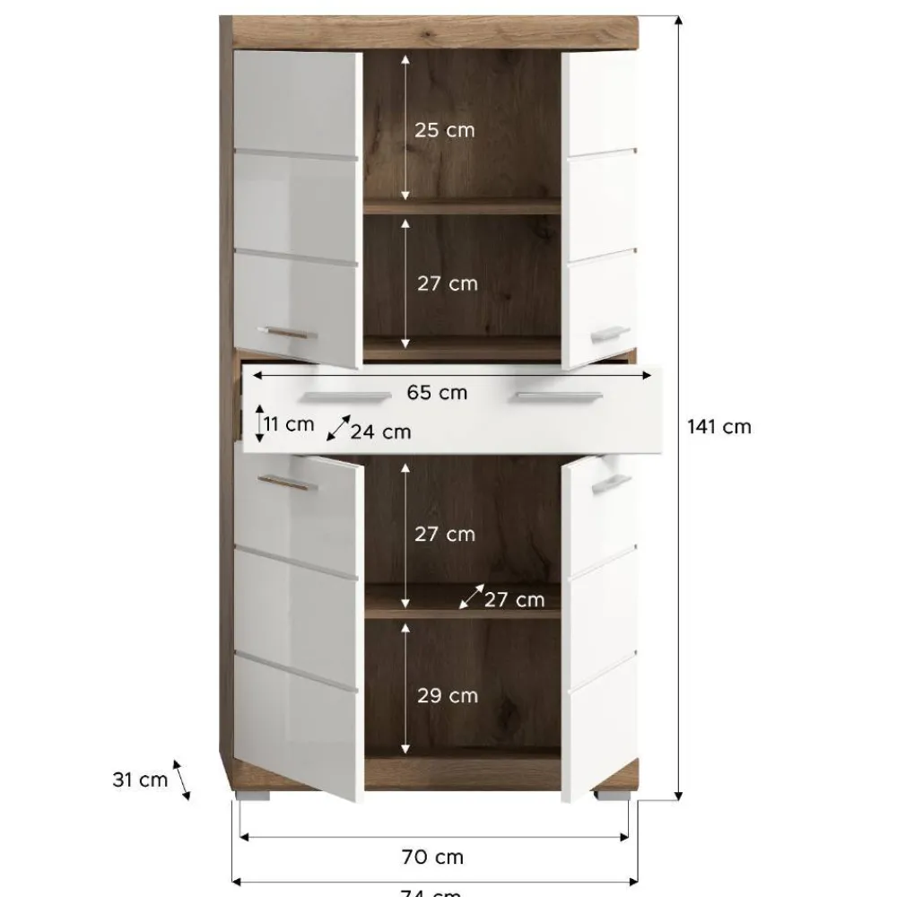 Badezimmermidischrank Silba*Pharao24 Online