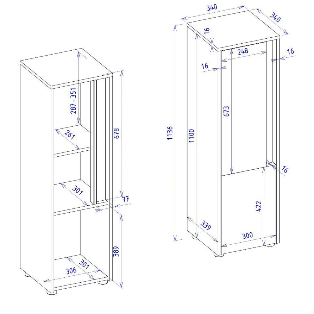 Badezimmermidischrank Uzniana*Pharao24 Clearance
