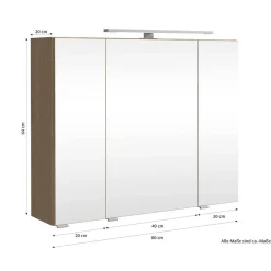 Clearance Badezimmerschrank Esmea Spiegelschränke