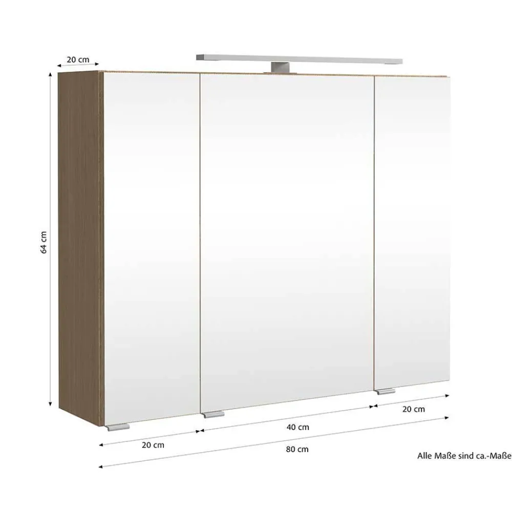 Clearance Badezimmerschrank Esmea Spiegelschränke