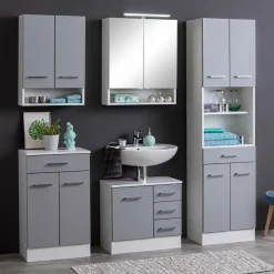 Discount Badezimmerschrank Mosiana Bad Hochschränke