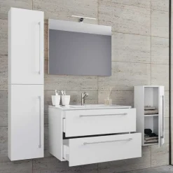 Badezimmerset in Weiß Selami*Pharao24