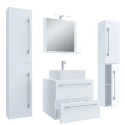 Badezimmerset weiß Selami*Pharao24 Best